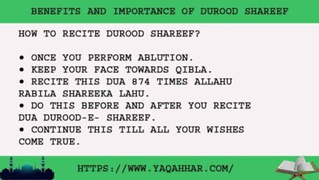 10 Tested Benefits And Importance Of Durood Shareef - Ya Qahhar Wazifa